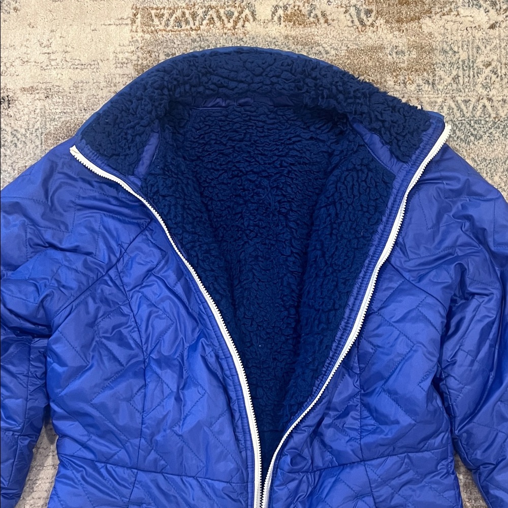‼️ Reversible Blue Quilted Jacket ‼️ - Picture 2 of 6